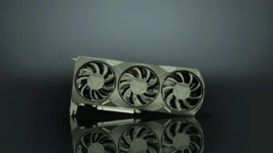AMD RADEON RX 7900 GRE on glass table